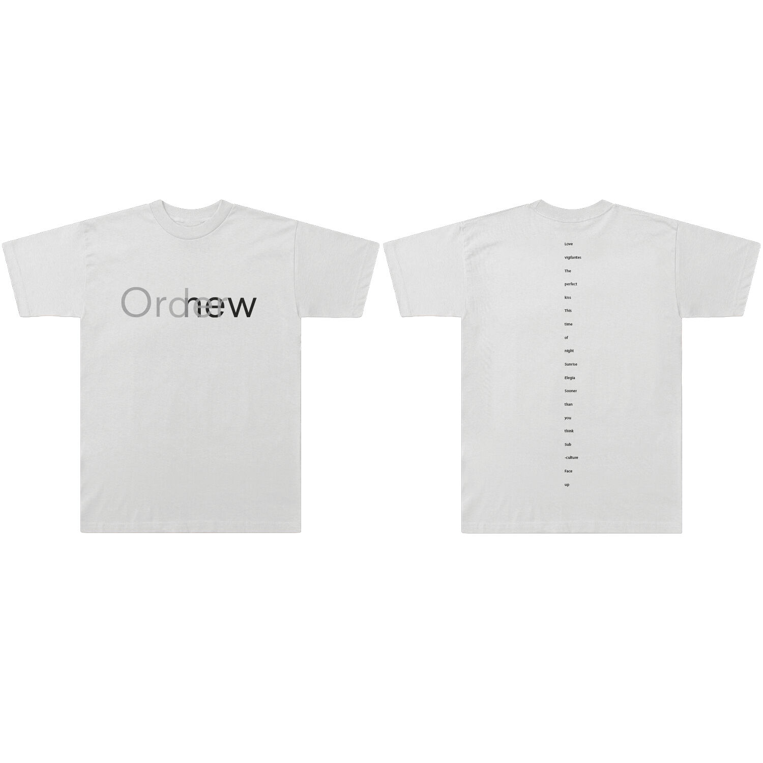 Low-Life (White T-Shirt) | New Order Official Store